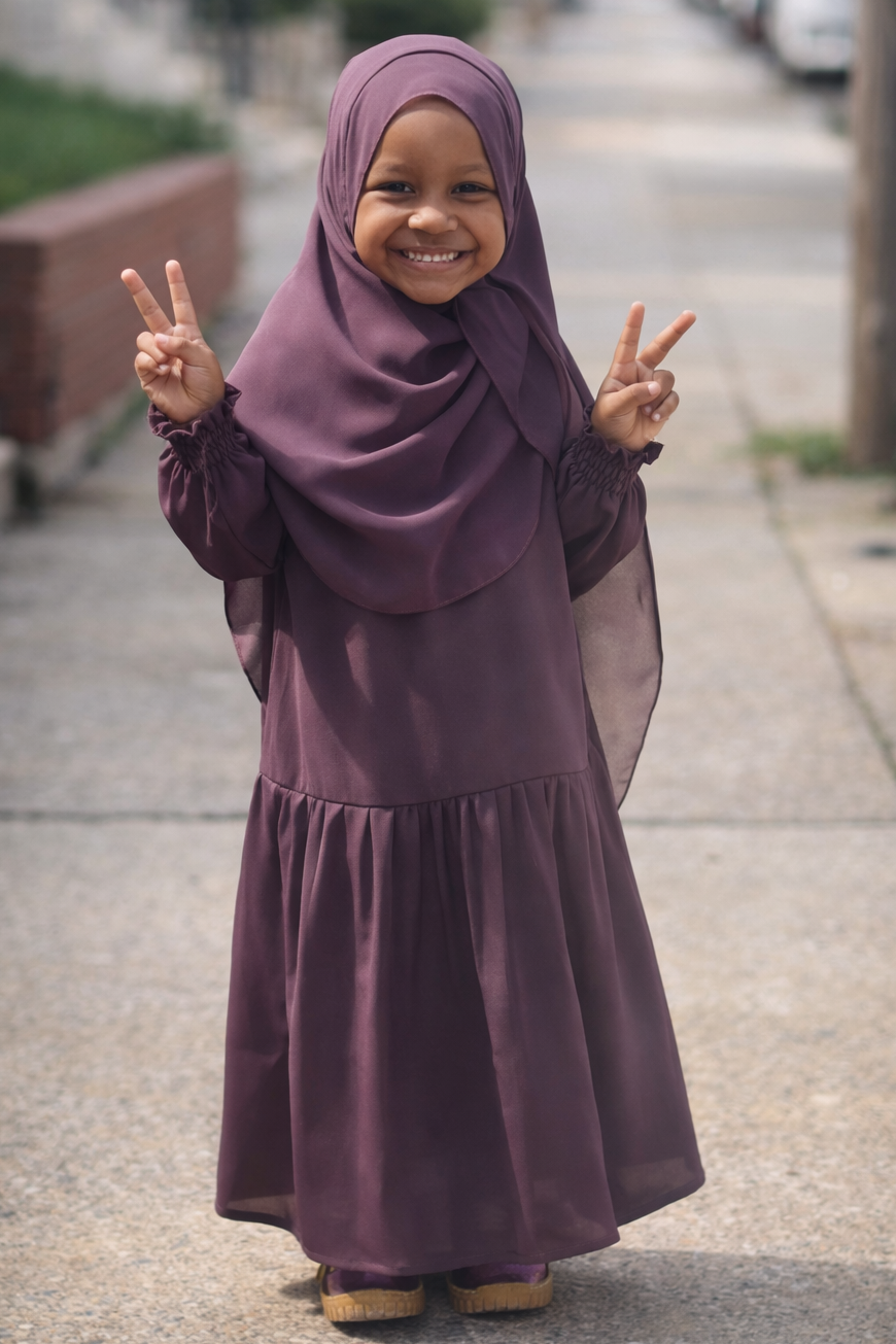 The Pleated Abaya Set